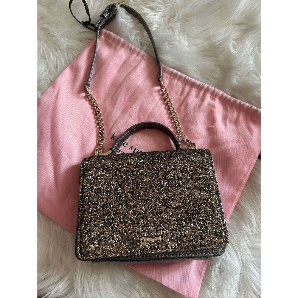 Kate Spade Glittering Gold Clutch